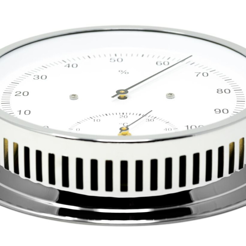 Fischer Weerstation Klimaatmeter wit