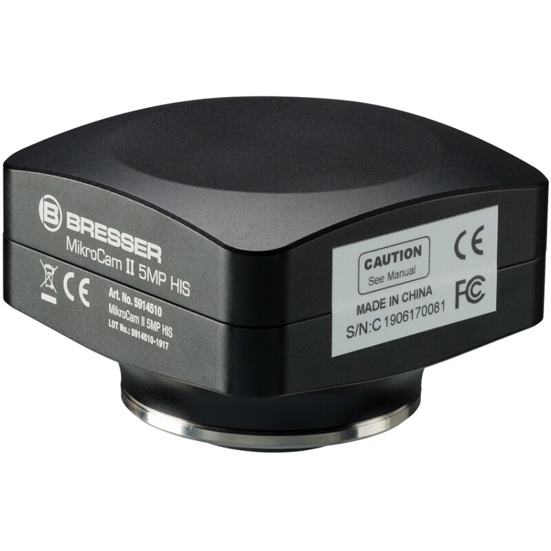 Bresser Camera MikroCamII 5MP HIS, kleur, CMOS, 2/3'', 3,45 µm, USB3
