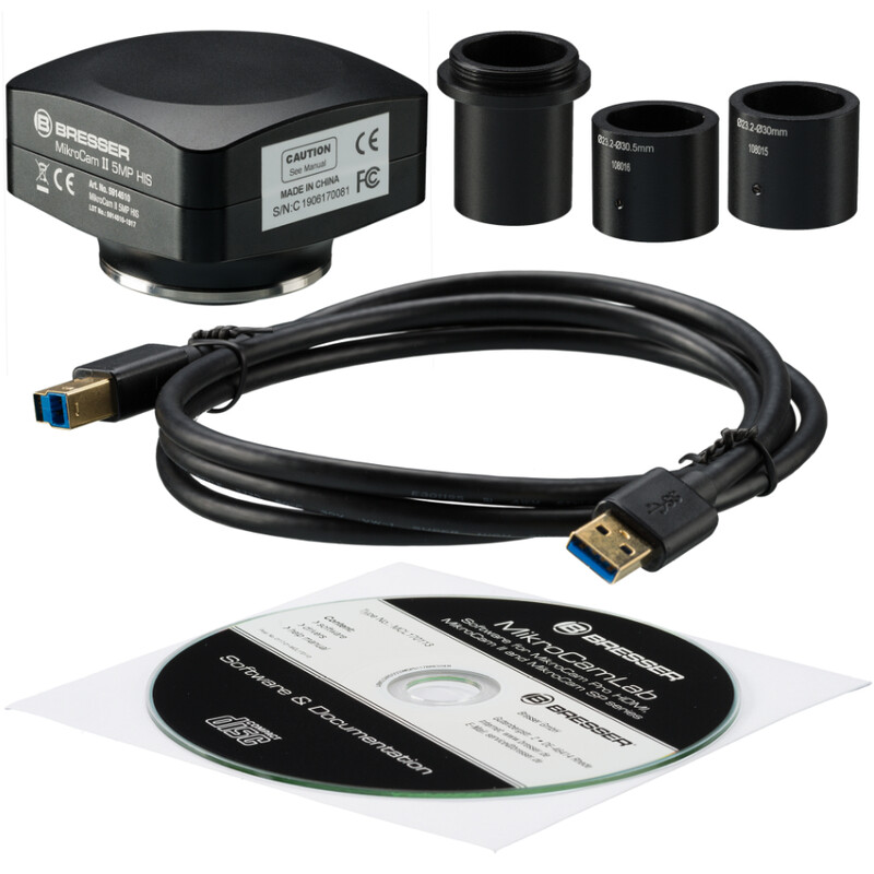 Bresser Camera MikroCamII 5MP HIS, kleur, CMOS, 2/3'', 3,45 µm, USB3