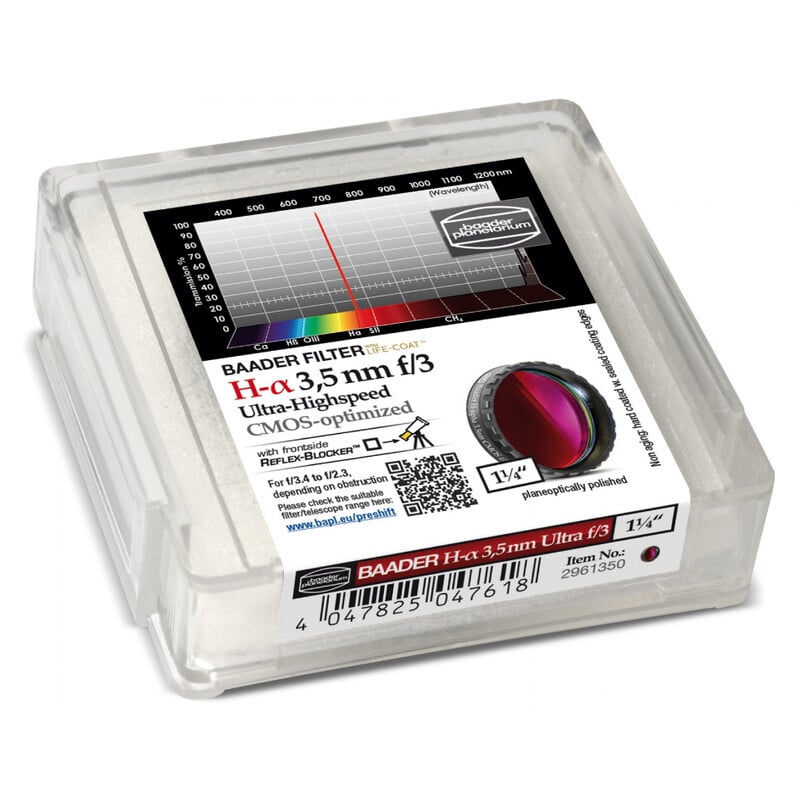 Baader Filters H-alpha CMOS f/3 Ultra-Highspeed 1,25"