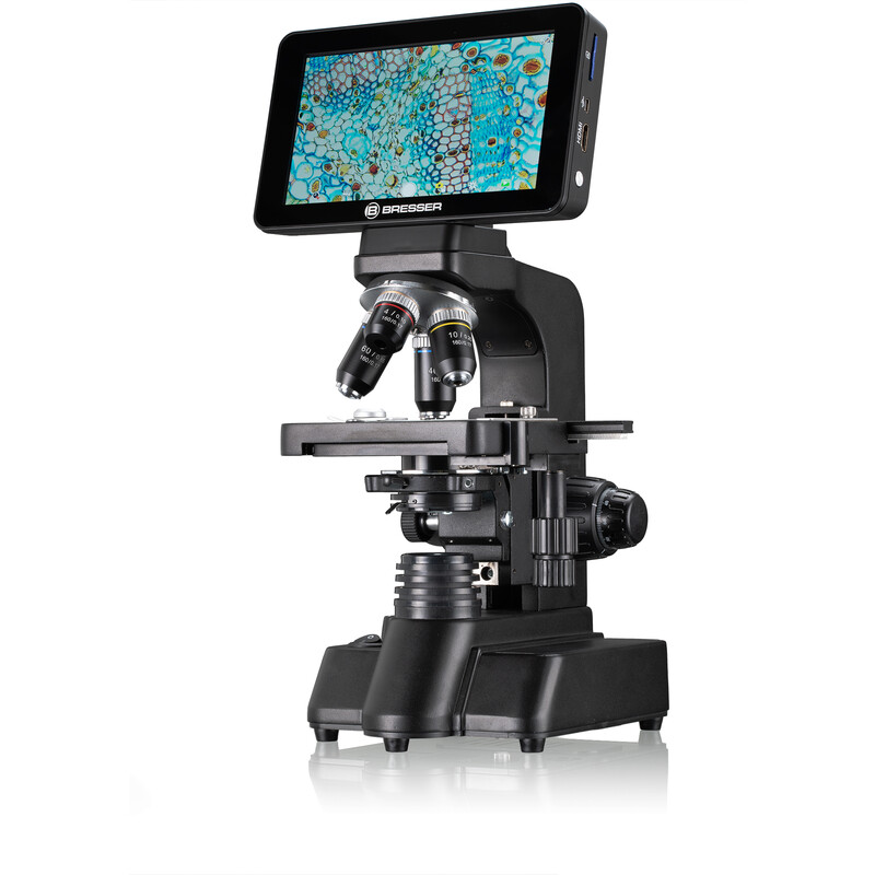 Bresser Researcher LCD Microscoop, scherm, 40x-600x, DL, LED, 16MP