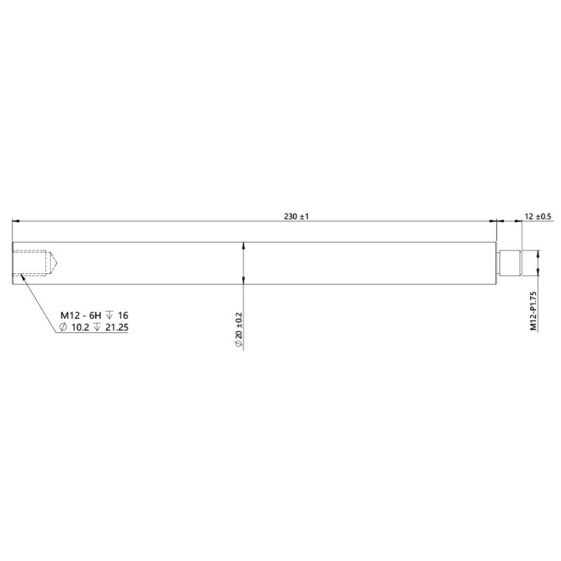 ZWO Tegengewicht Ballaststang voor AM5 / AM3