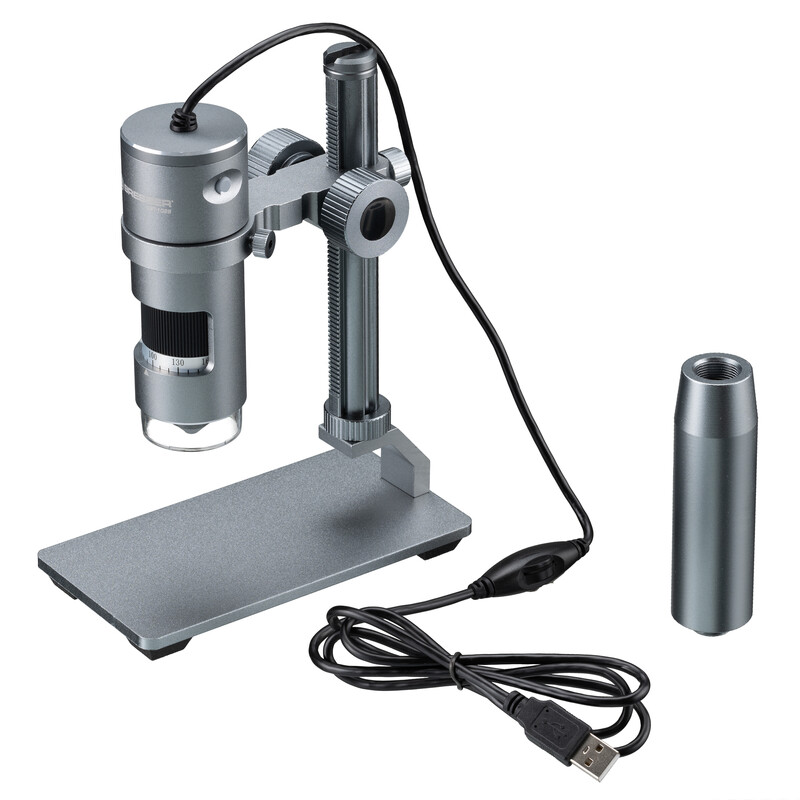 Bresser Microscoop USB Digitalmikroskop DST-1028, screen, 10x-280x, AL LED 5.1MP