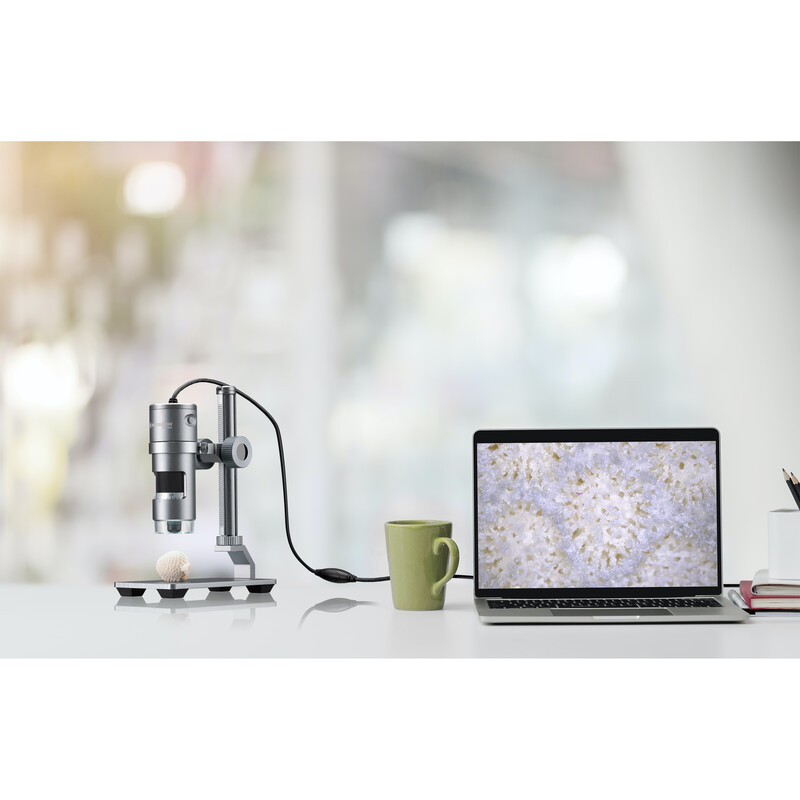 Bresser Microscoop USB Digitale microscopen DST-1028, scherm, 10x-280x, AL LED 5.1MP