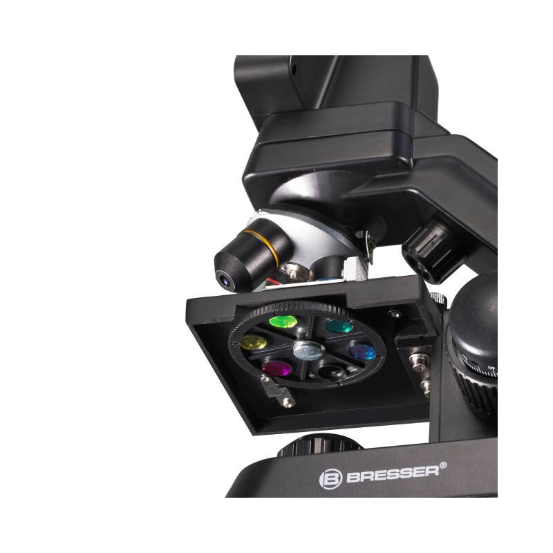 Bresser Microscoop Biolux Touch, screen, 30x-1125x, AL/DL, LED, 5 MP, HDMI, Mikroskop für Schule und Hobby