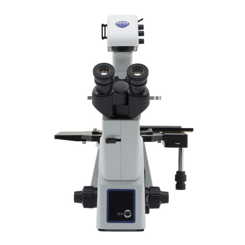 Optika Omgekeerde microscoop IM-5, trino, invers, 10x24mm, LED 8W w.o. objectives