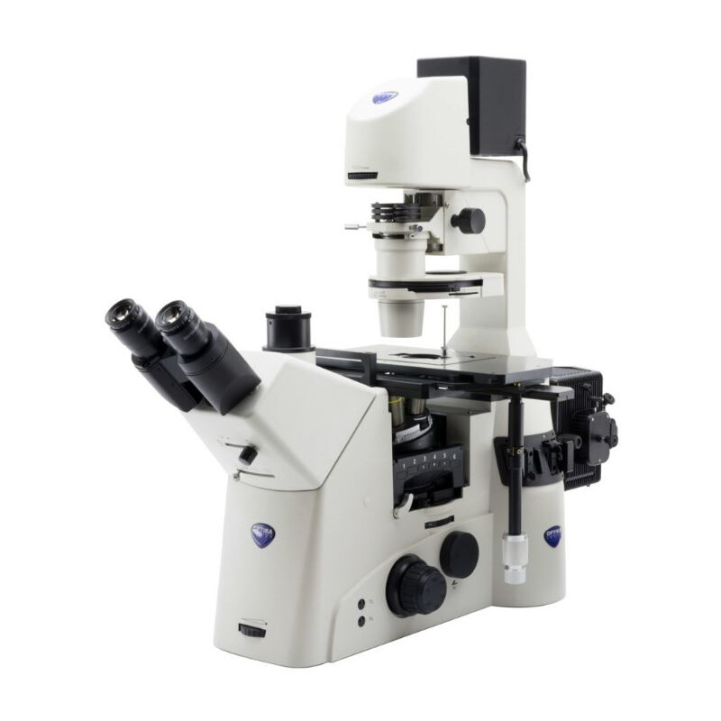 Optika Omgekeerde microscoop IM-7, trino, invers, 10x25mm, LED 10W,  w.o. objectives