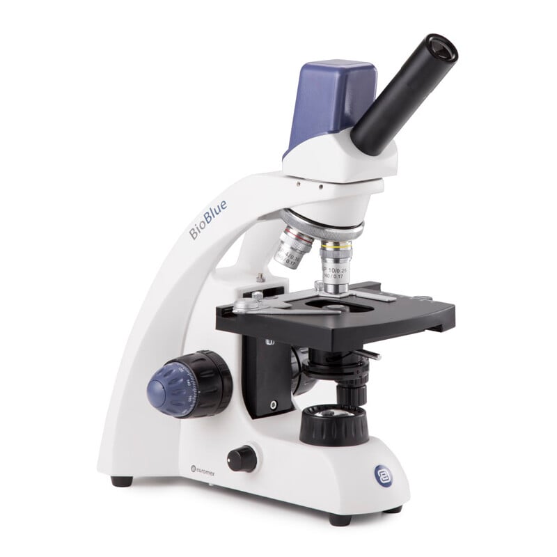 Euromex Microscoop Mikroskop BioBlue, BB.4245, digital, mono, DIN, 40x - 600x, LED, 1W