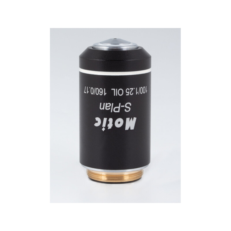 Motic objectief S-Plan objectief SP100X/1.25/S-Oil (AA=0.165mm)