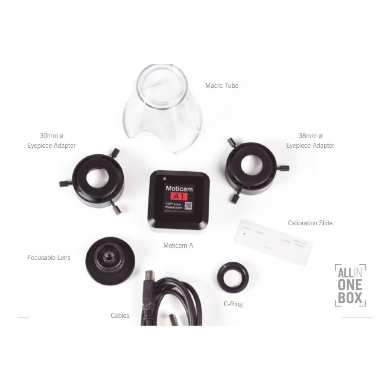 Motic Camera A1, kleur, sCMOS, 1/3.1, 4.1µ, 30fps, 1MP, USB 2.0