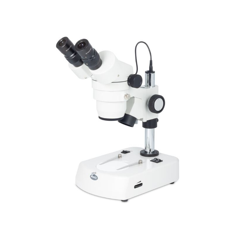 Motic Stereo zoom microscoop SMZ140-N2LED, bino, 10x/20, Al/Dl, 3W LED