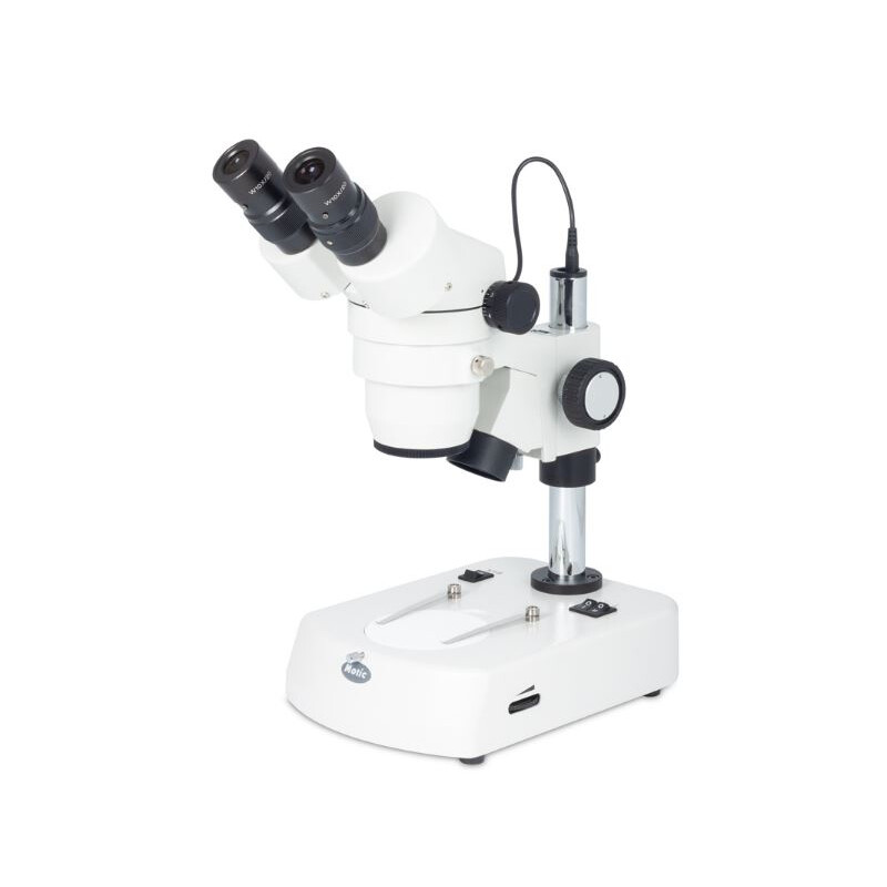 Motic Stereo zoom microscoop SMZ140-N2LED, bino, 10x/20, Al/Dl, LED 3W