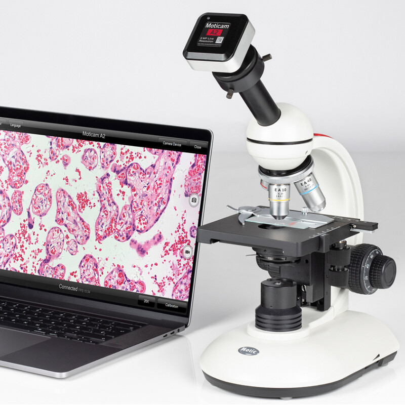 Motic Camera A2, kleur, sCMOS, 1/3.1, 2.7µm, 30fps, 2MP, USB 2.0