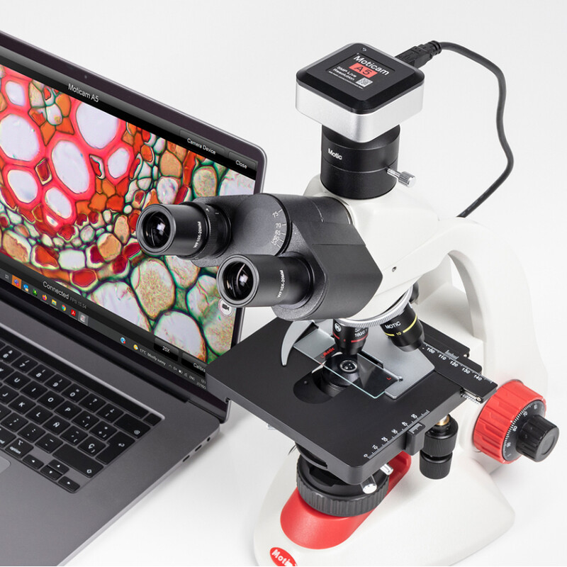 Motic Camera A5, kleur, sCMOS, 1/2.8", 2µm, 30fps, 5MP, USB 2.0