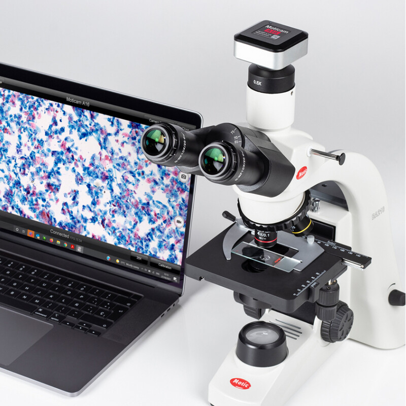 Motic Camera A16, kleur, sCMOS, 1/2,3", 1,34µm, 30fps, 16MP, USB 2.0