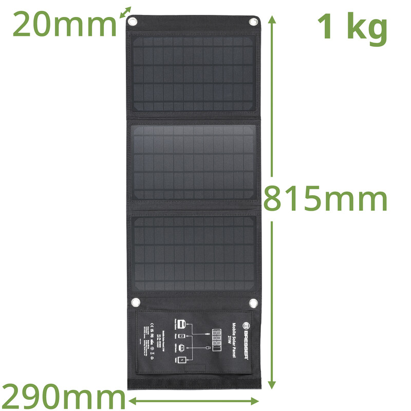 Bresser Mobile zonnelader 21 Watt