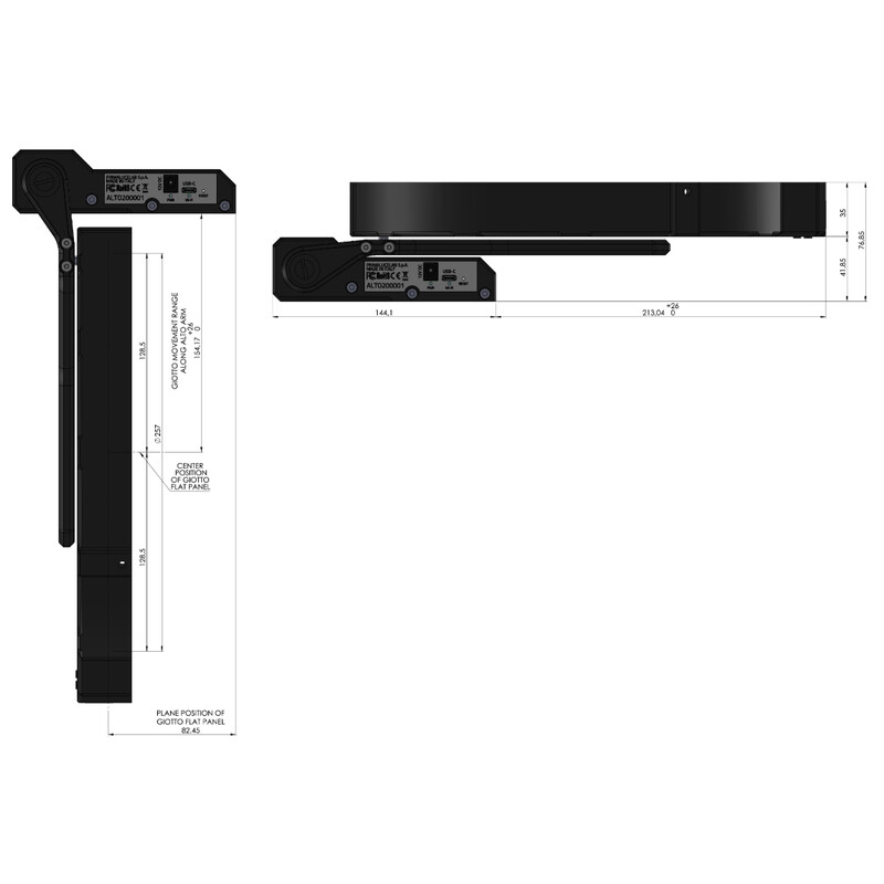 PrimaLuceLab Flatfieldmasker GIOTTO 255 met ALTO telescoopkap