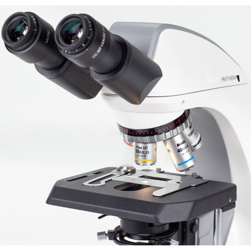 Motic Microscoop Mikroskop Panthera DL, Binokular, digital, infinity, plan, achro, 40x-1000x, 10x/22mm, Halogen/LED, WI-Fi, 4MP