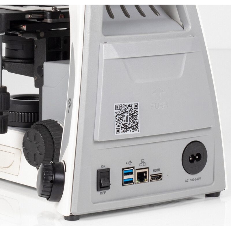 Motic Microscoop Panthera cloud, bino, Digitaal, Digitaal, Plan, Achro, 40x-1000x, 10x/22mm, Halogeen/LED, HDMI, 8MP
