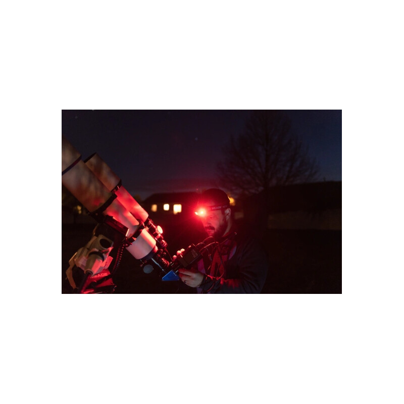 Meade Hoofdlamp (wit en rood)