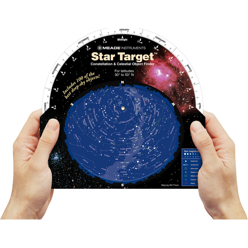 Meade Sterrenkaart planisfeer