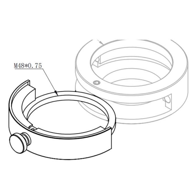 ZWO Filterhouder voor filterlade 2"