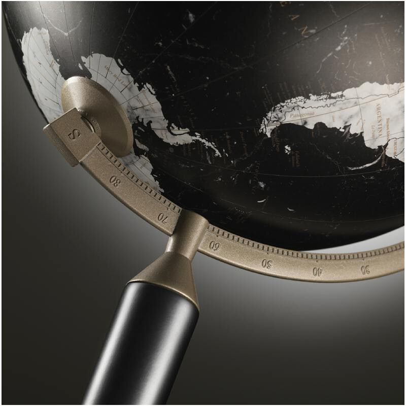 Zoffoli living Staande globe Vasco da Gama All Black 40cm