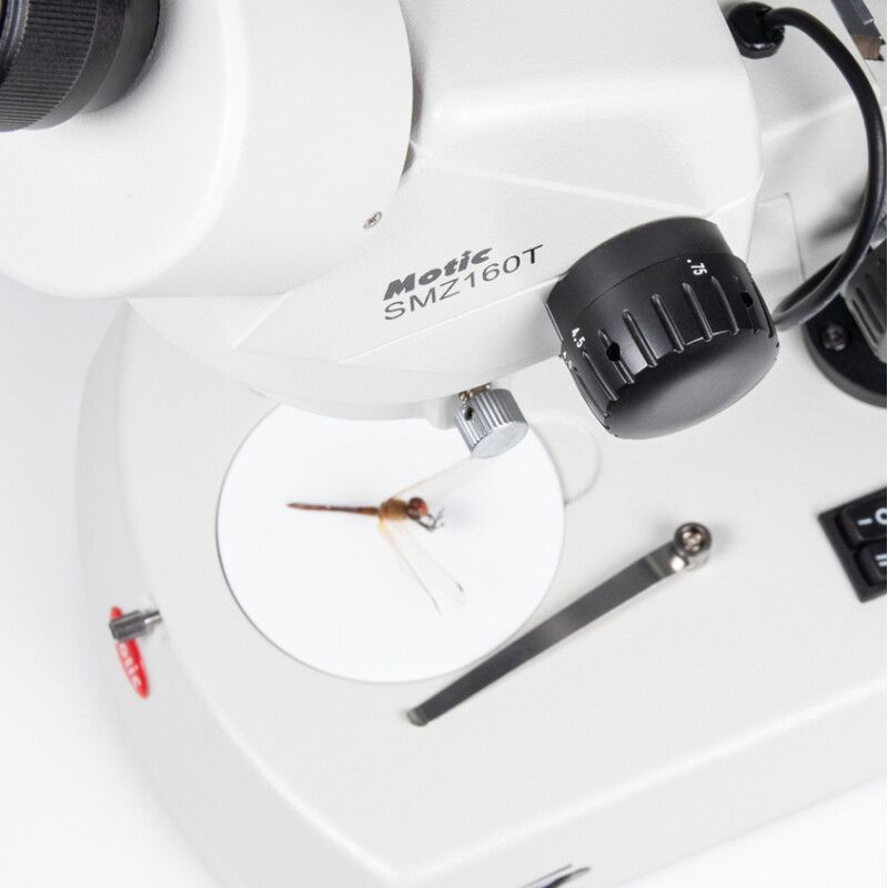 Motic Stereo Zoom Microscoop SMZ-160, LED, 0,75x-4,5x