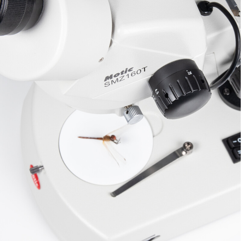 Motic Stereo Zoom Mikroskop SMZ-160-TLED, LED, 0.75x-4.5x