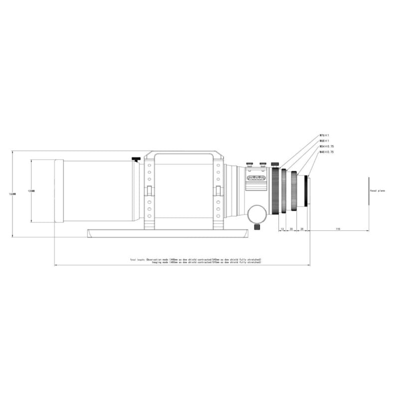 Askar Apochromatische refractor AP 80/600 80PHQ