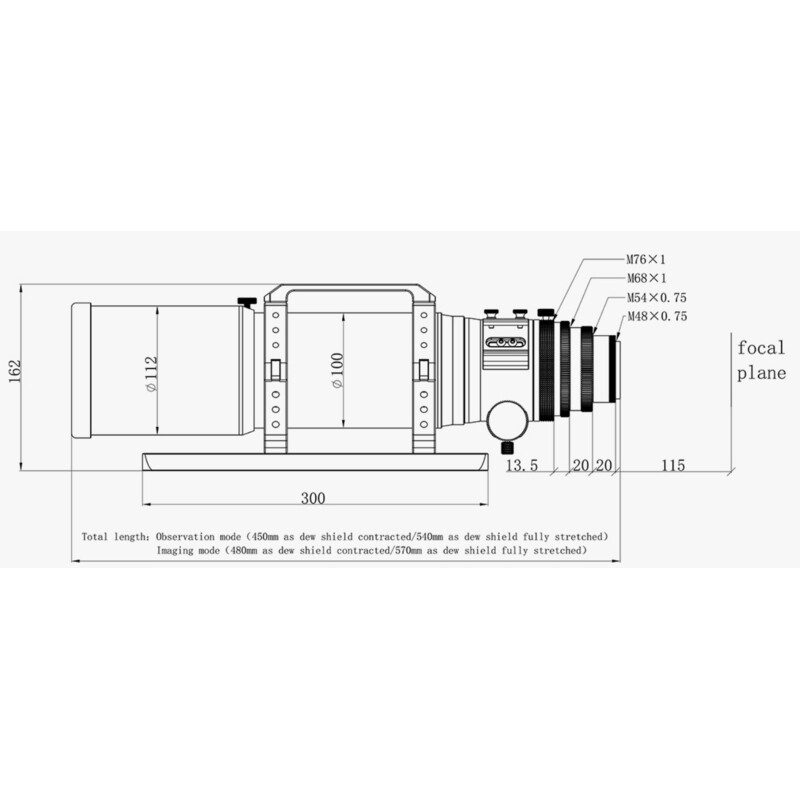 Askar Apochromatische Refractor AP 80/600 80PHQ