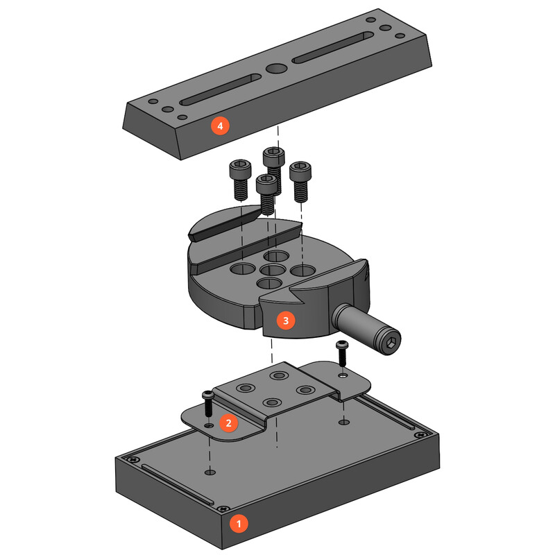 Ikarus Technologies Losmandy & Vixen Klem voor StellarMate X & Pro