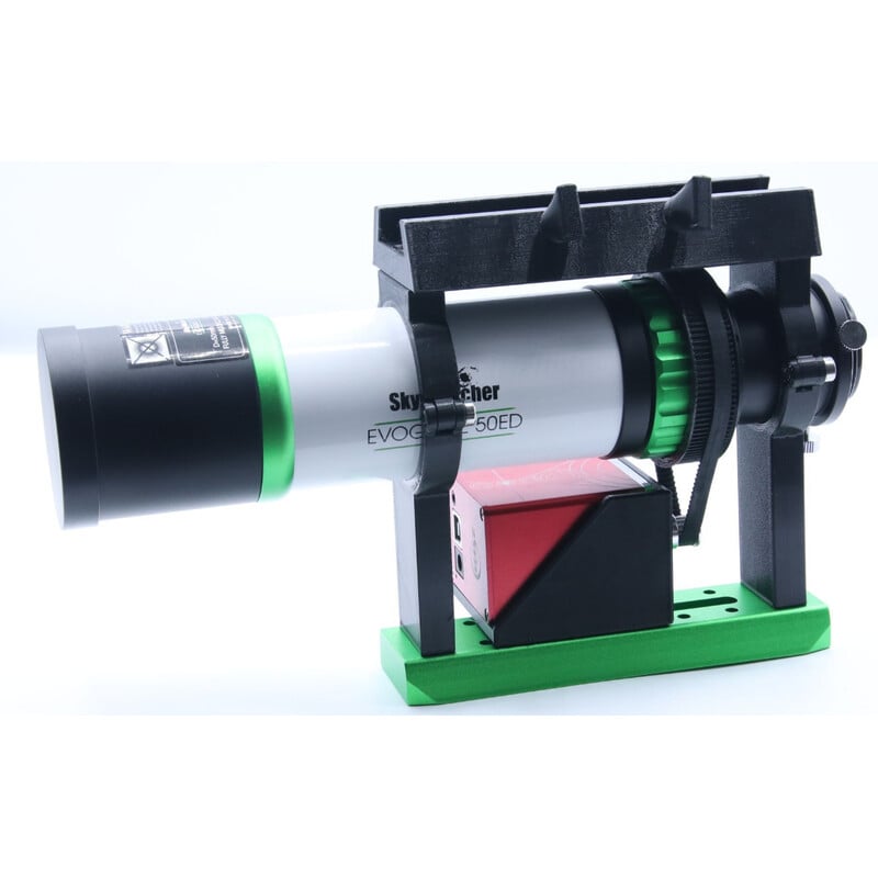 Astroprints EAF motorbevestigingsset met klem en zoekerschoen voor Skywatcher Evoguide 50ED