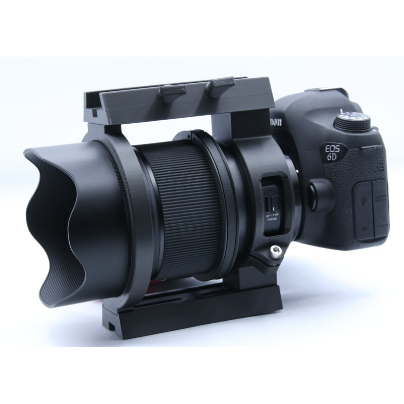 Astroprints EAF motorbevestigingsset met klem, rail en Accessoireschoen voor Sigma Art 85mm objectief