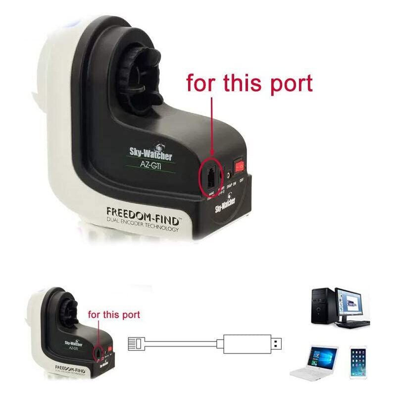Ikarus Technologies USB-kabel voor montage (AZ-GTi)