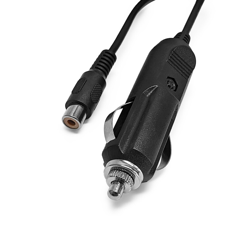 Omegon Stroomkabels sigarettenaanstekerplug naar cinch voor verwarmingskabel