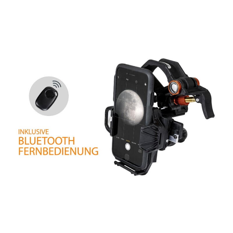 Celestron NexYZ Smartphonehouder met Shutter release