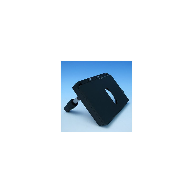 ZEISS Kruistafel 75x50 L ergon. vaste aandrijving, met harde geanodiseerde coating