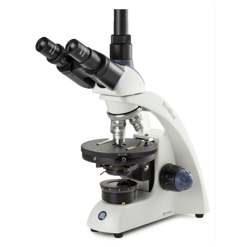 Euromex Microscoop BioBlue, BB.4253-P-HLED,trino, Pol, DIN, 40x-1000x, 10x/18, LED, 1W