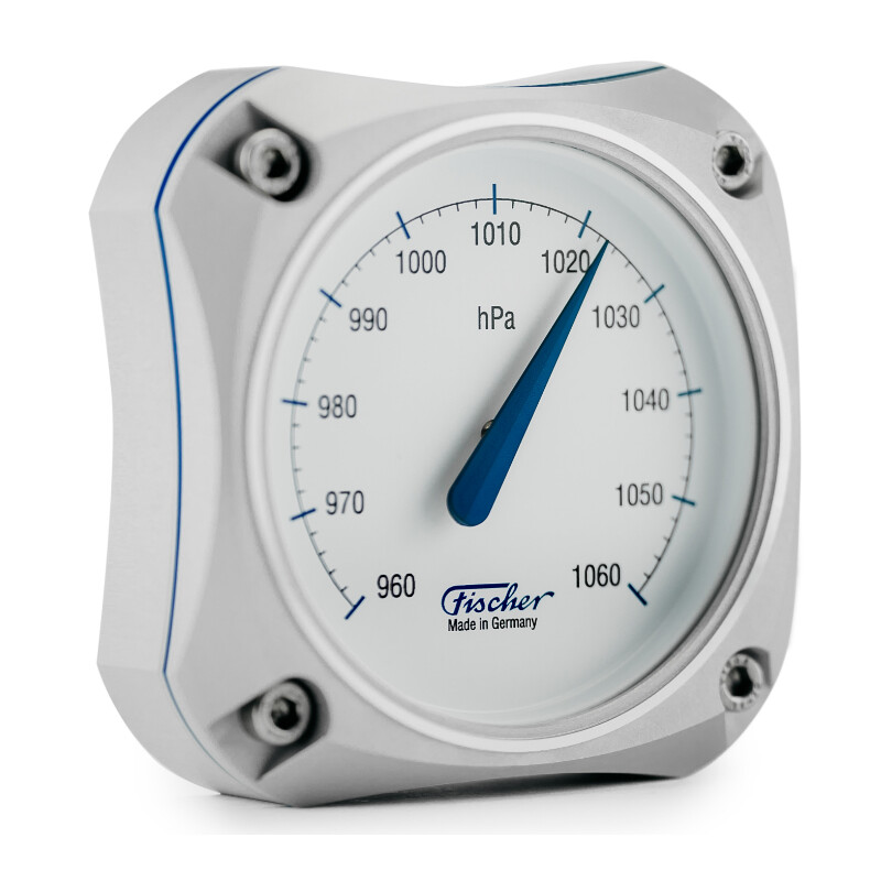 Fischer Weerstation Cockpit Barometer Editie Zilver