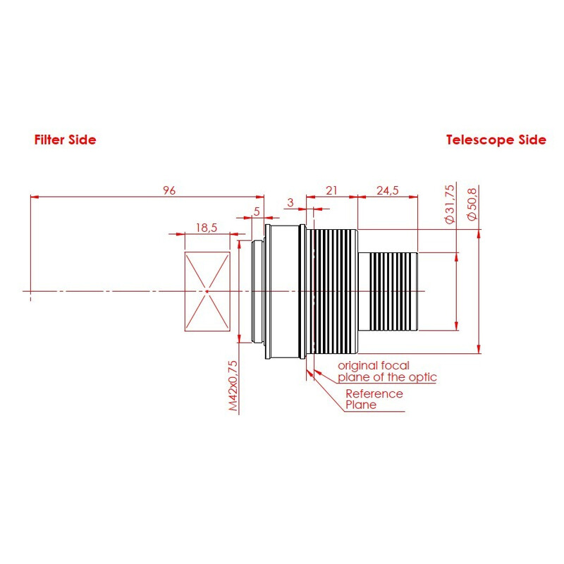 Baader Telecentrische lens TZ-3S SunDancer II