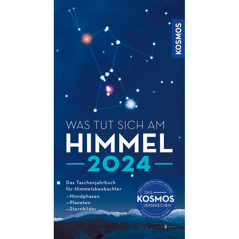 Kosmos Verlag Jaarboek Was tut sich am Himmel 2024