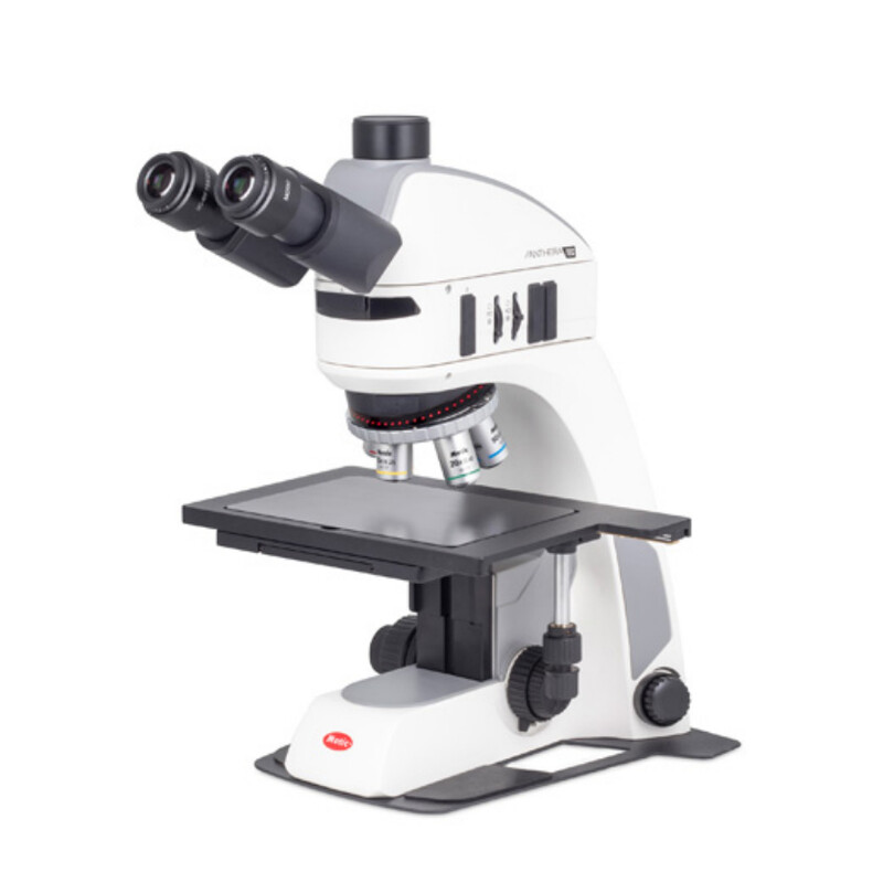 Motic Microscoop Panthera TEC MAT BF trino; INFINITY, plan, 50x-500x, 10x/22mm; Al, LED, 3W LED.