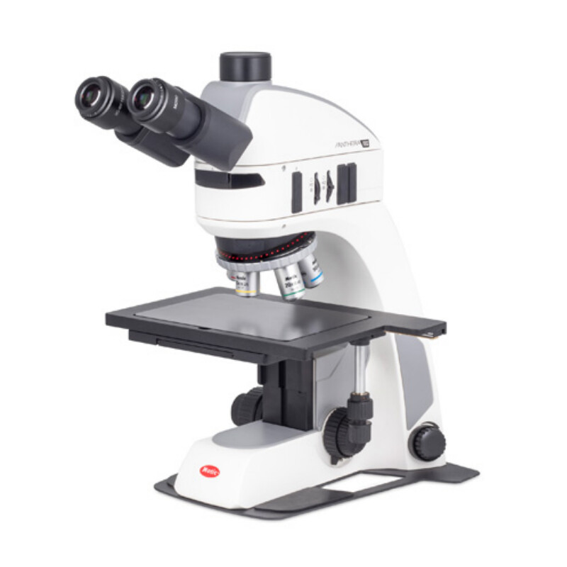Motic Microscoop Panthera TEC MAT BF-T trino; infinity, plan, 50x-500x, 10x/22mm; Al/Dl, LED, 3W LED