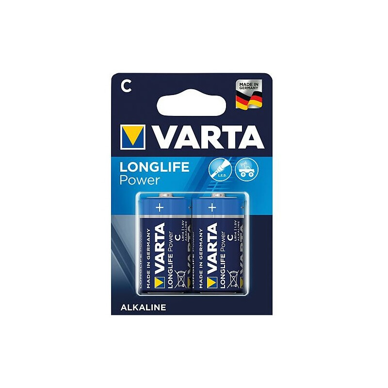 Varta Longlife Power Batterijen C "Baby