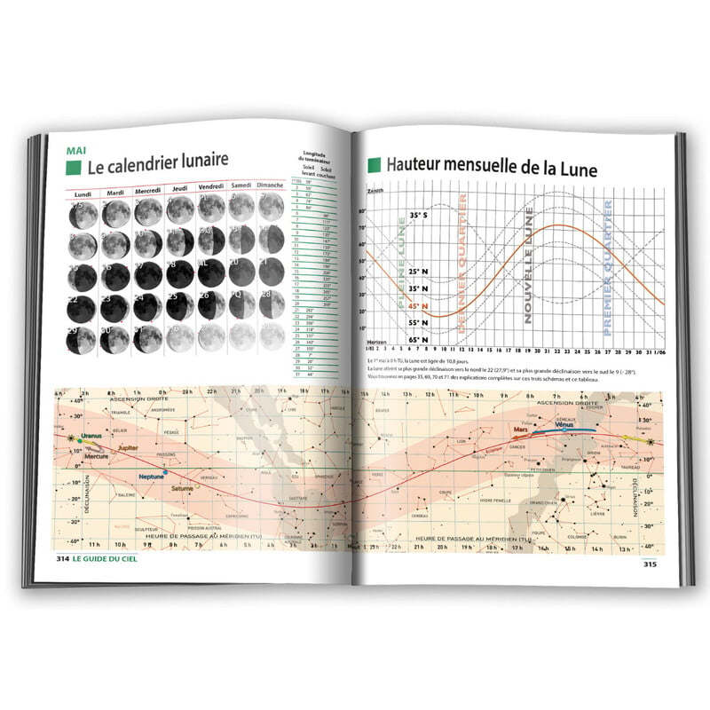 Amds édition  Jaarboek Le Guide du Ciel 2023-2024