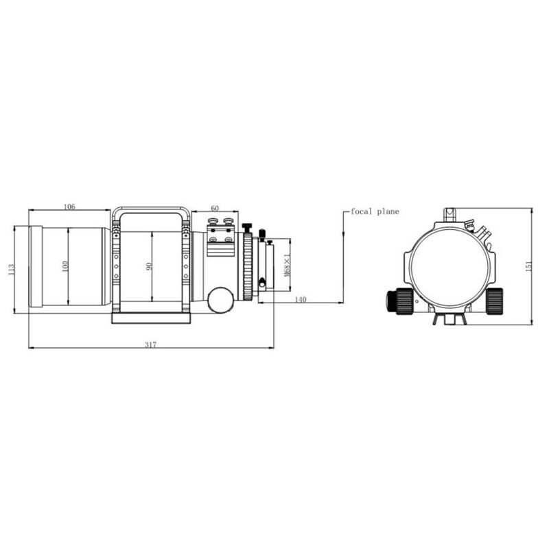 Askar Apochromatische refractor AP 72/400 FRA400