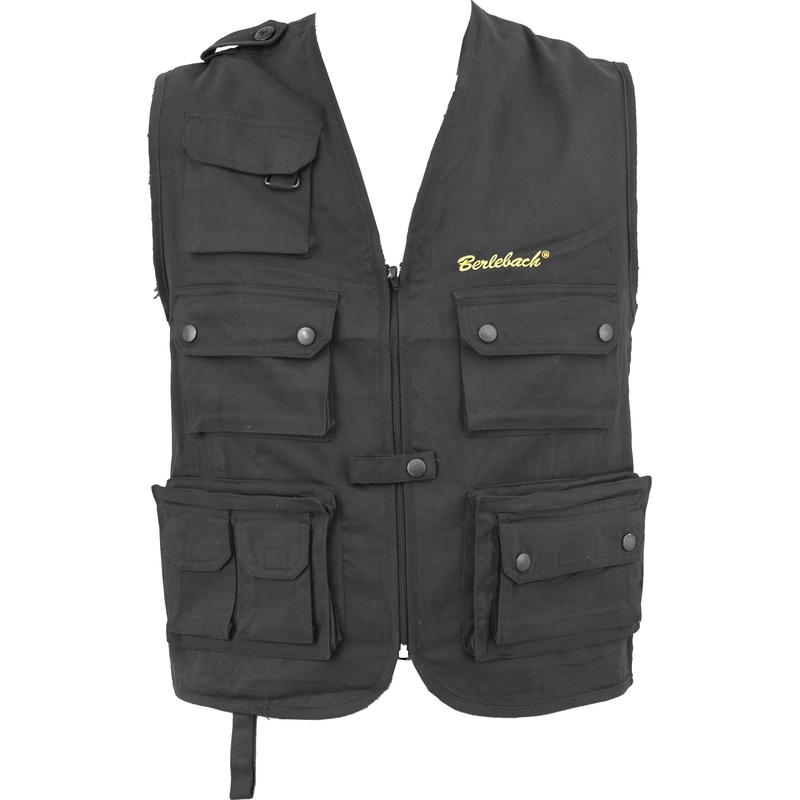 Berlebach Fotovest, zwart, maat L