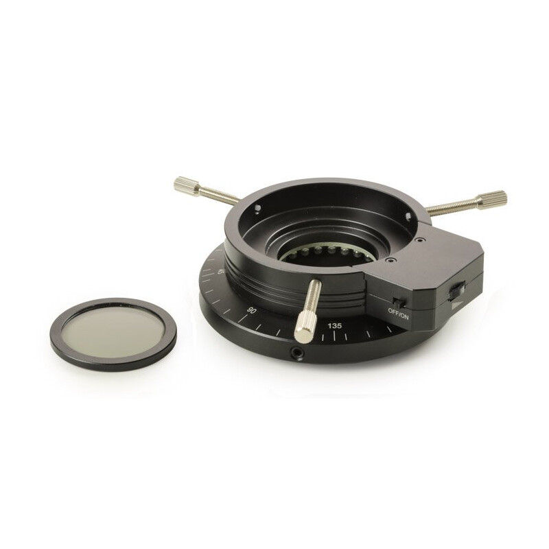 Euromex ringlamp LE.1975, polarisatie, 16 LED’s