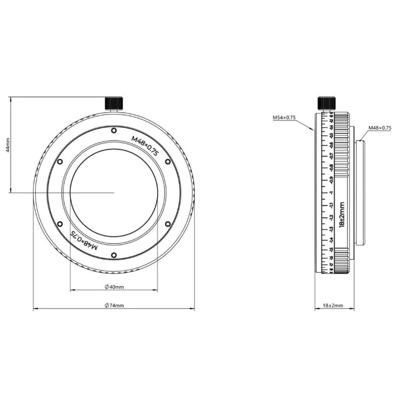 Askar Verlengstuk M54 & M54 16-20mm